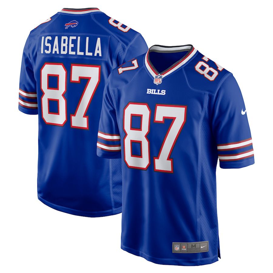 Men Buffalo Bills 87 Andy Isabella Nike Royal Team Game NFL Jersey